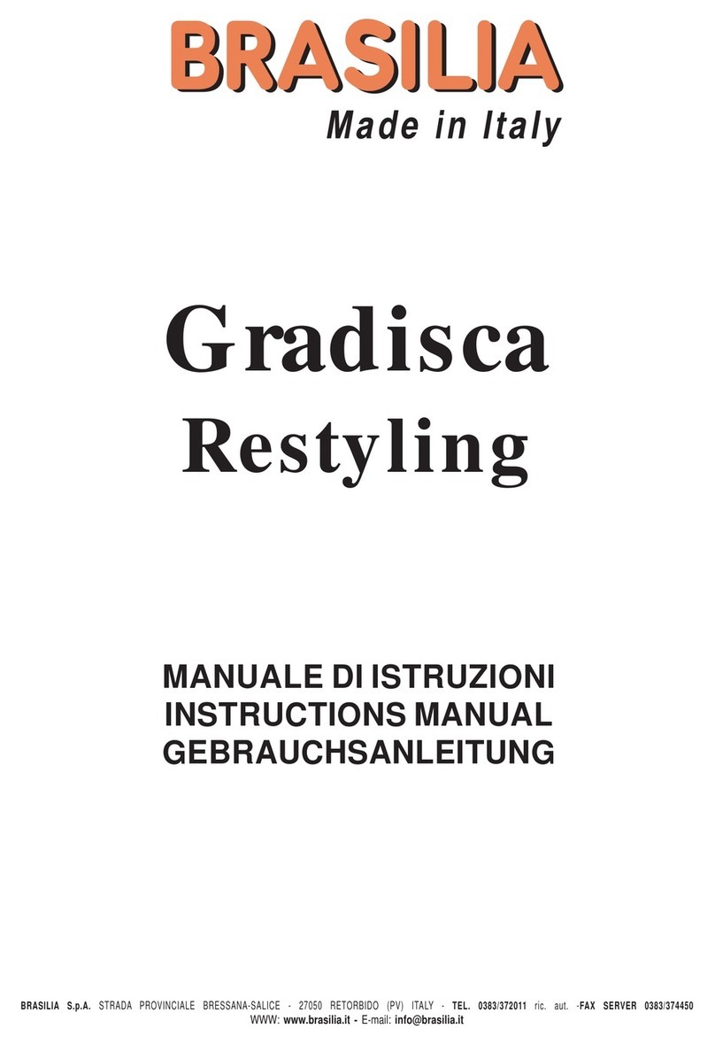 Brasilia Gradisca instruction manual