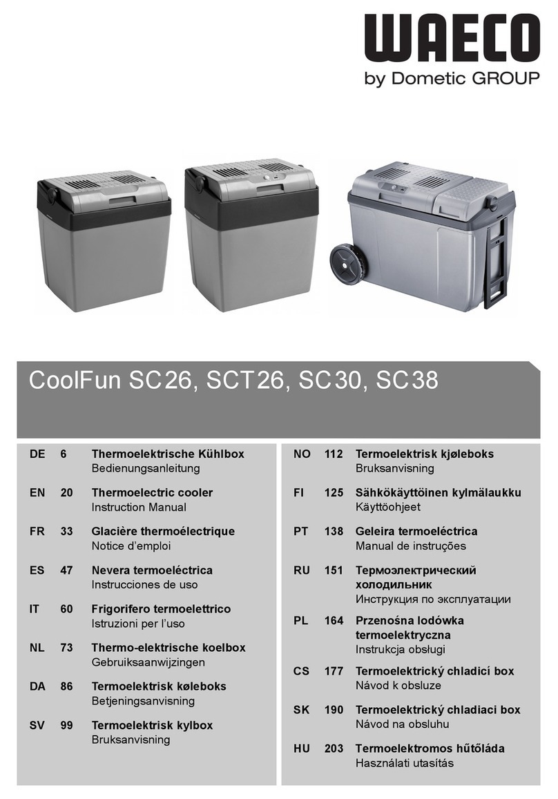 Waeco CoolFun SC26 instruction manual