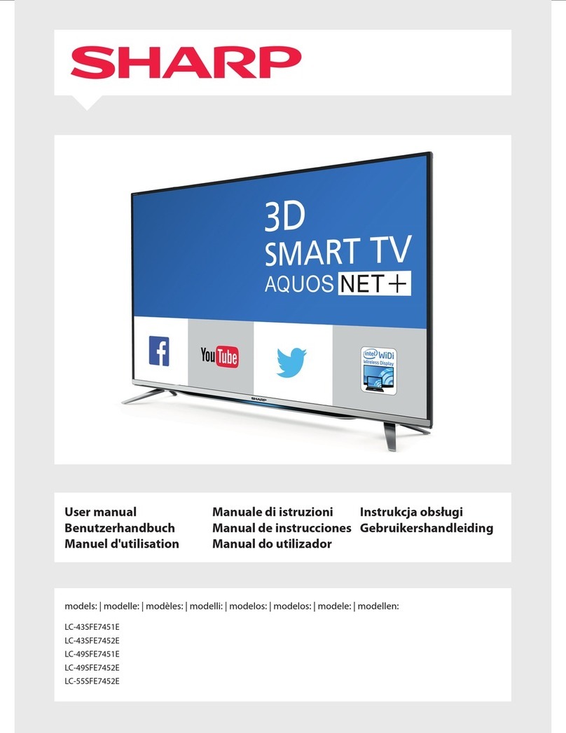 Sharp LC-43SFE7451E User manual