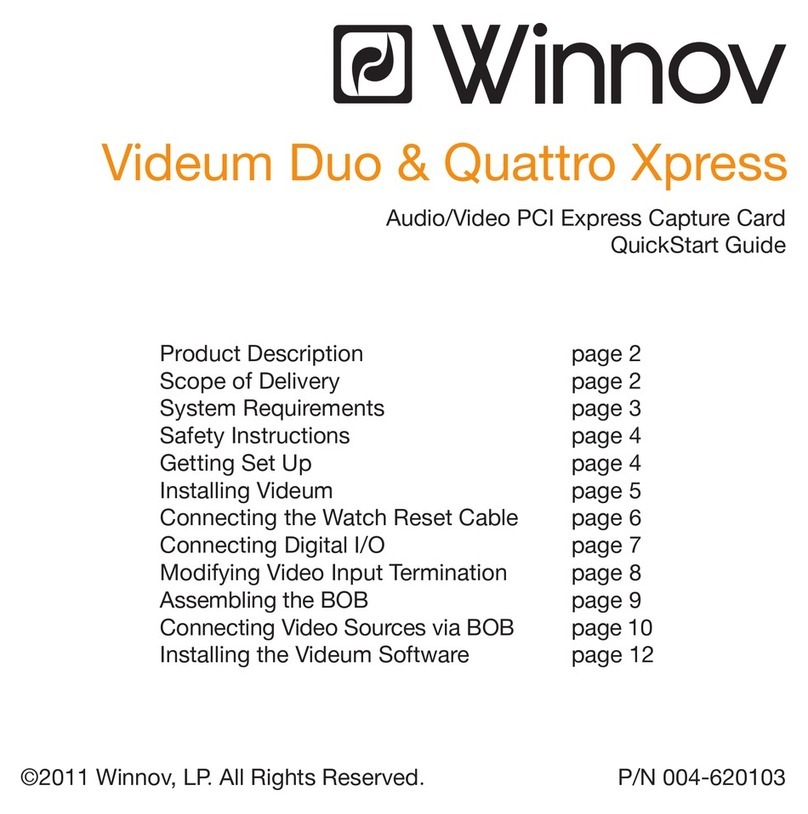 Winnov VIDEUM quick start guide
