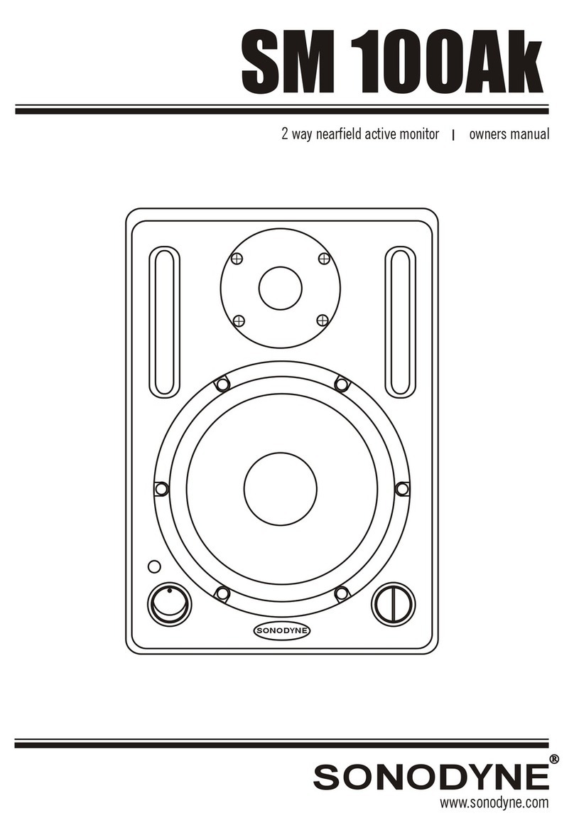 Sonodyne SM 100Ak owner's manual