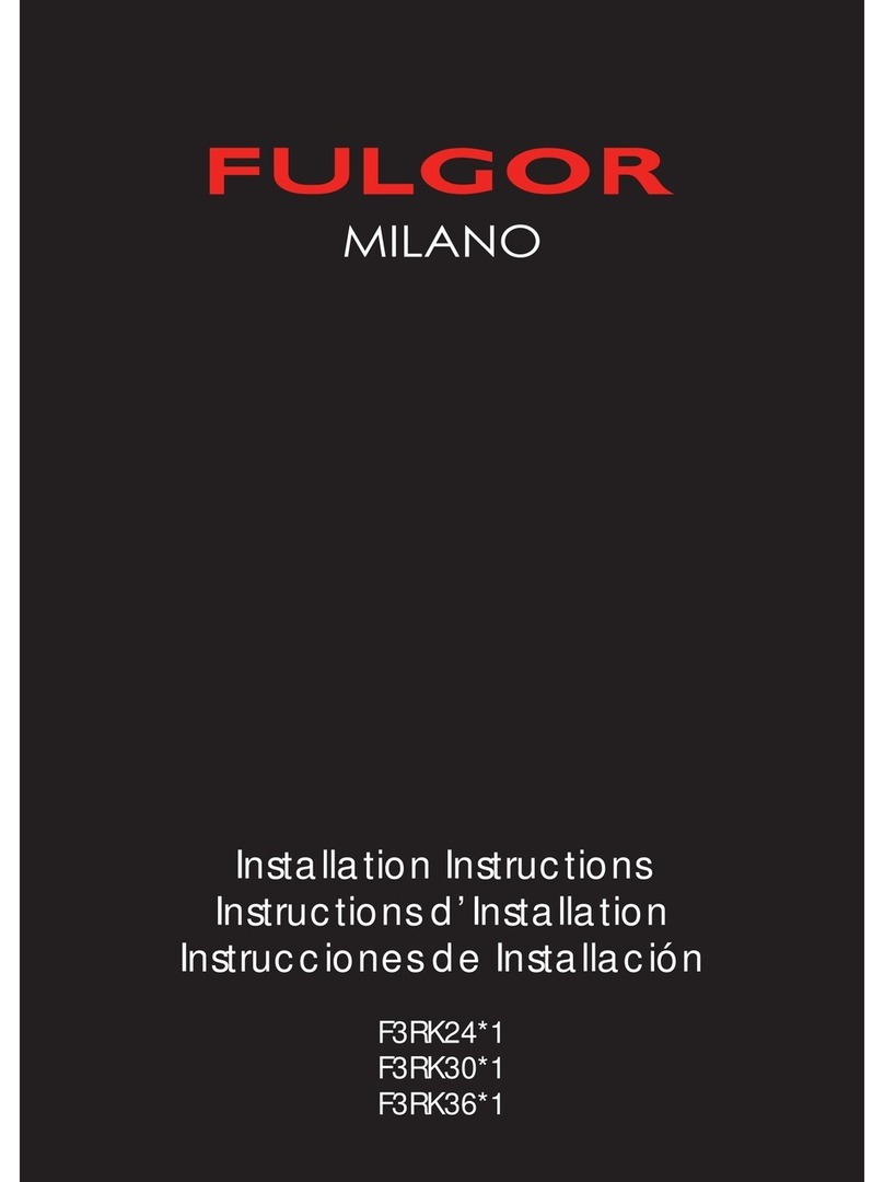 FULGOR F3RK24*1 installation instructions