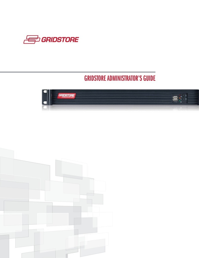 Gridstore GS-1000-1 Administrator's guide Gridstore GS-1000-1 Administrator's guide