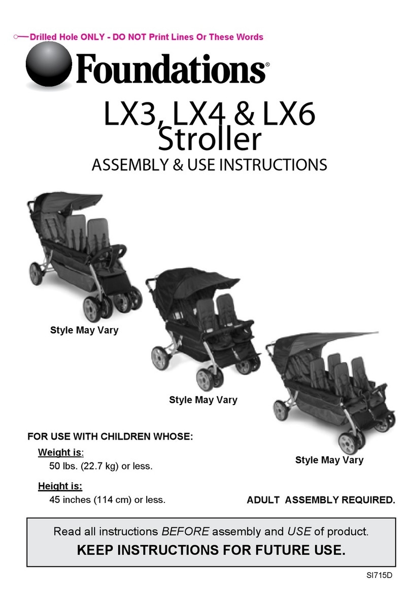 Foundations LX3 Assembly & use instructions