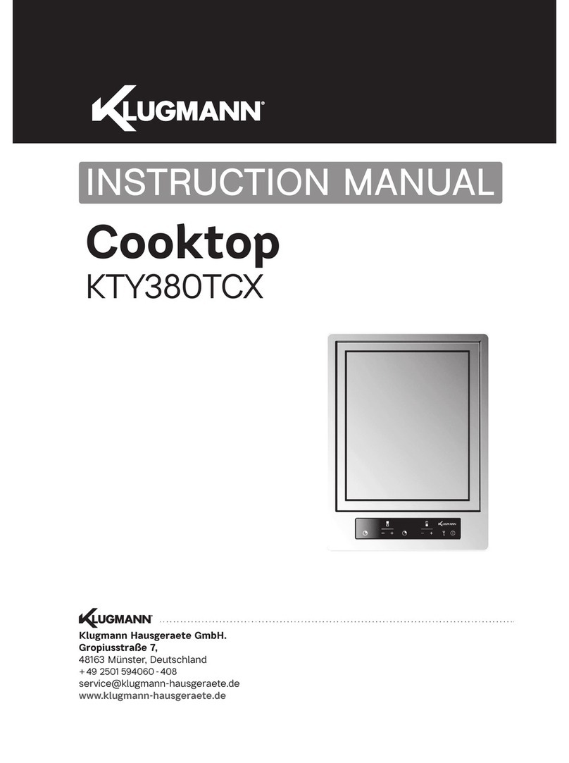 Klugmann KTY380TCX instruction manual