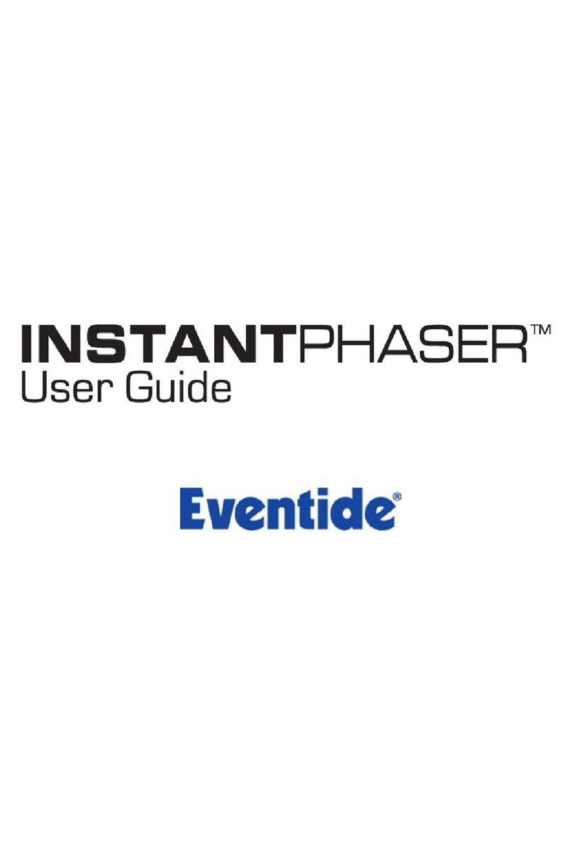 Eventide Instant Phaser user guide