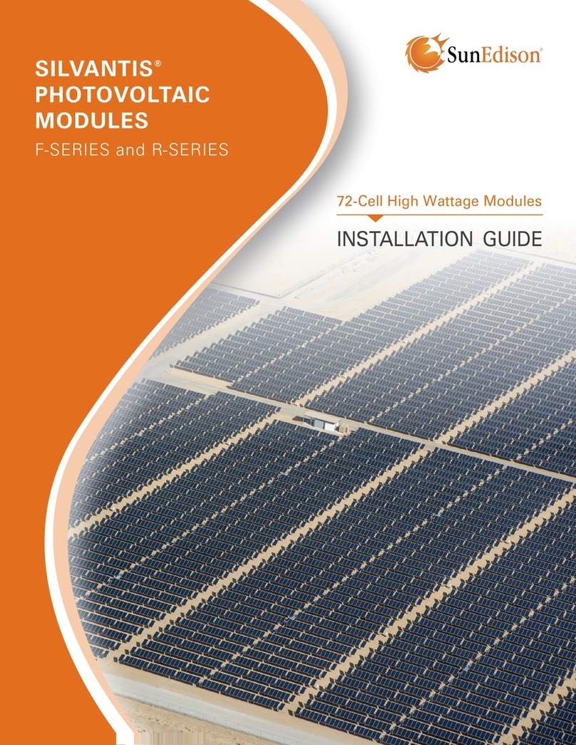 SunEdison Silvantis F310BzC User manual