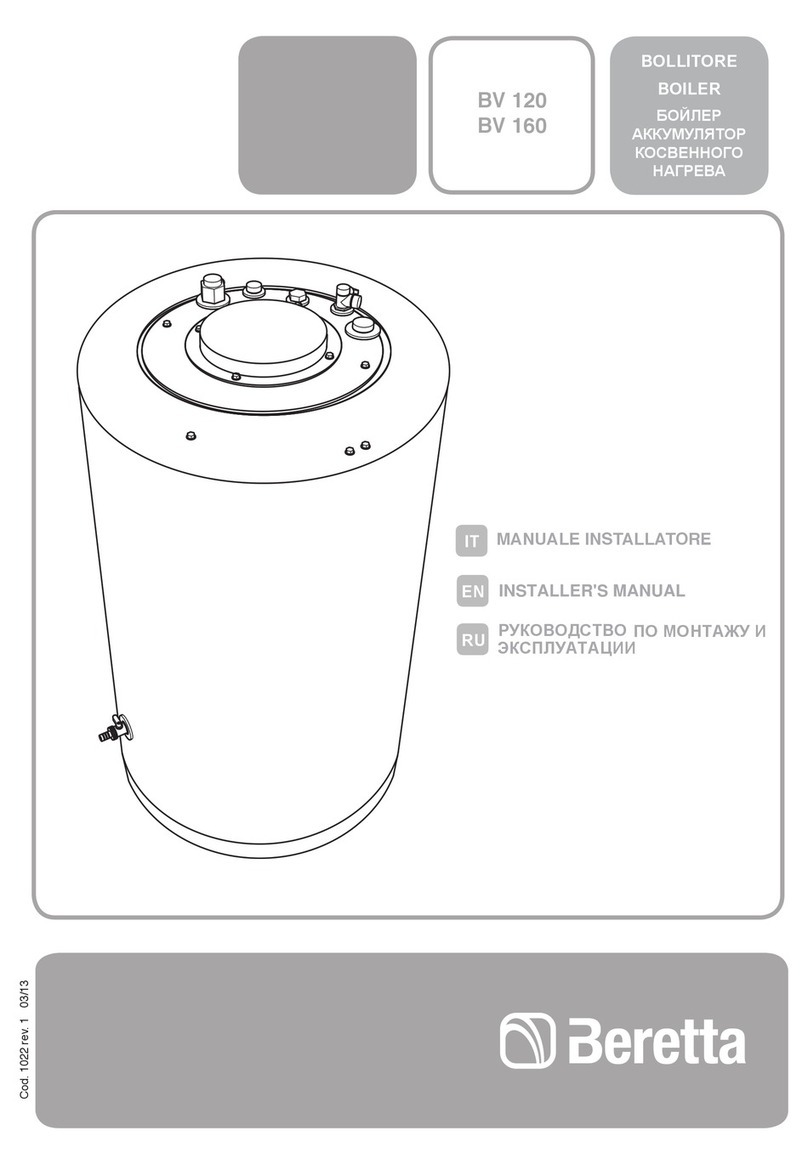 Beretta BV 120 Installer manual