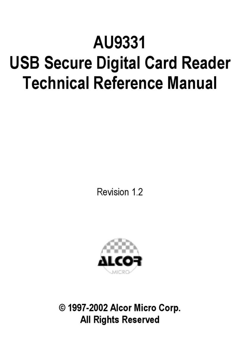 Alcor AU9331 Technical reference manual