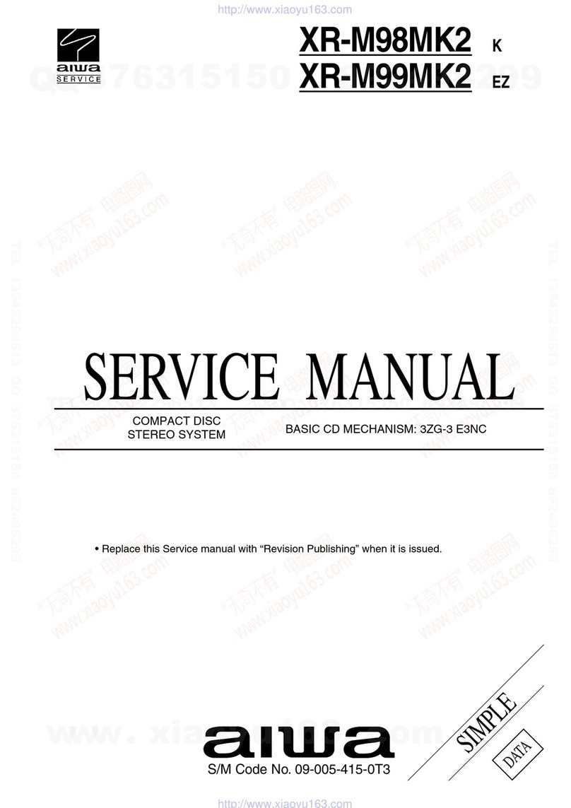 Aiwa XR-M98MK2 User manual