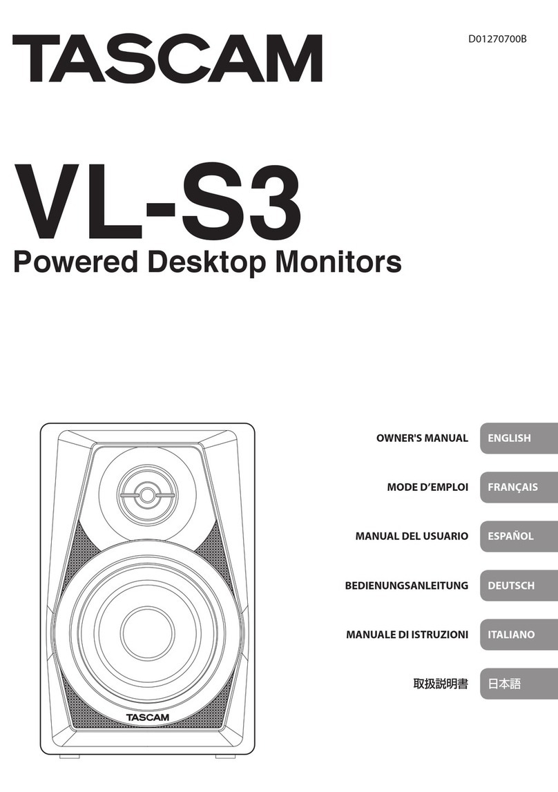 Tascam VL-S3 owner's manual