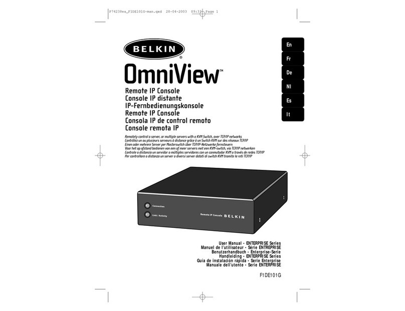 Belkin F1DE101G user manual
