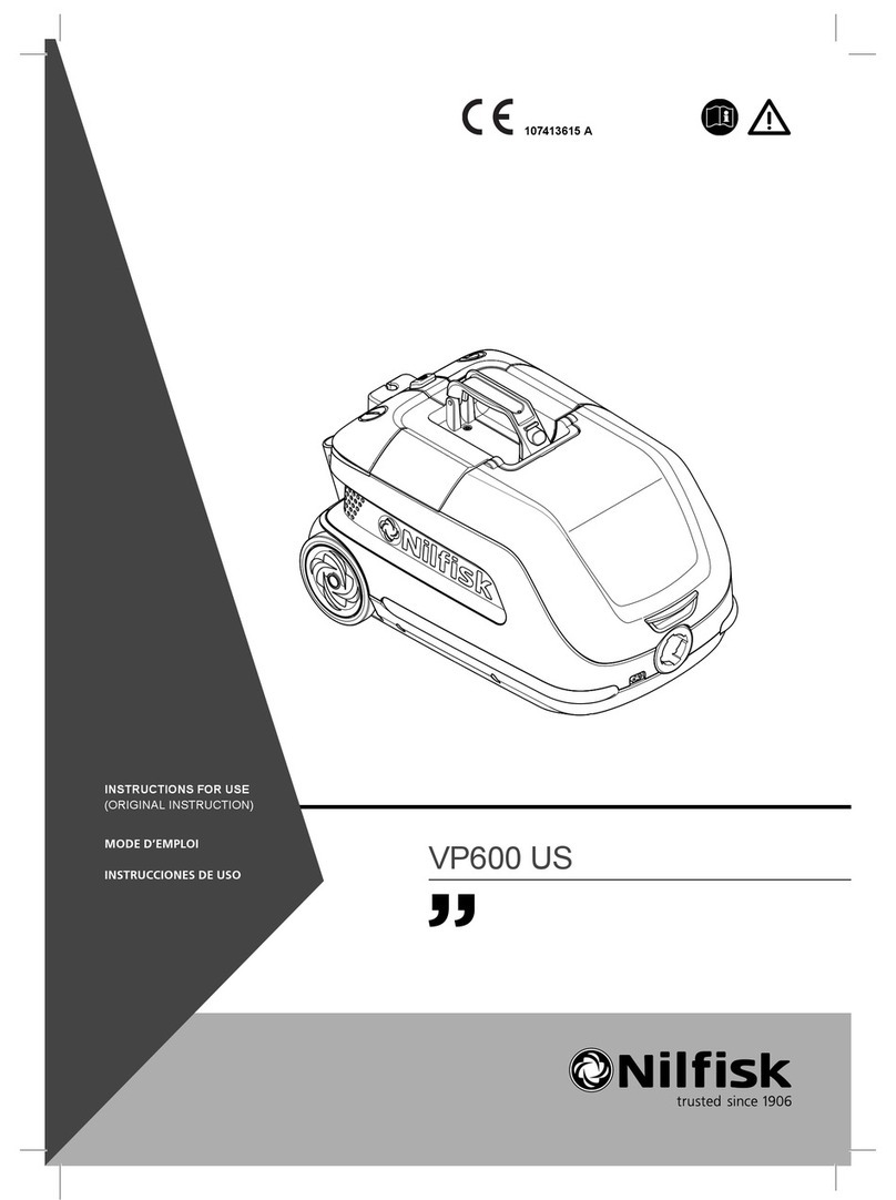 Nilfisk-Advance VP600 US User manual