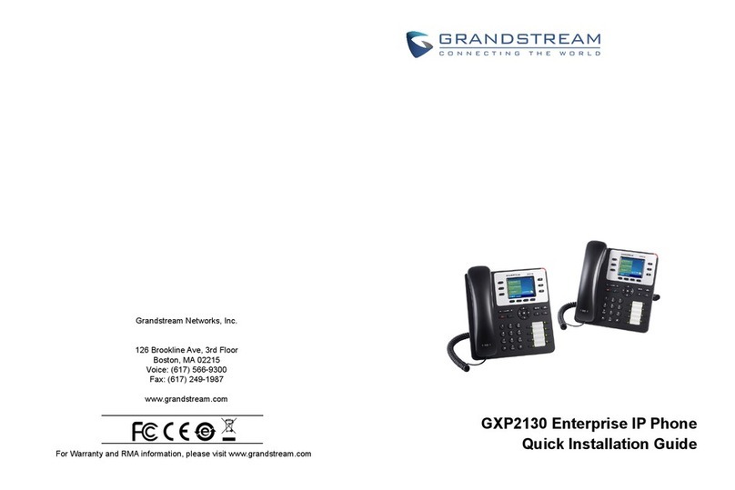 Grandstream Networks GXP2130 Series User manual