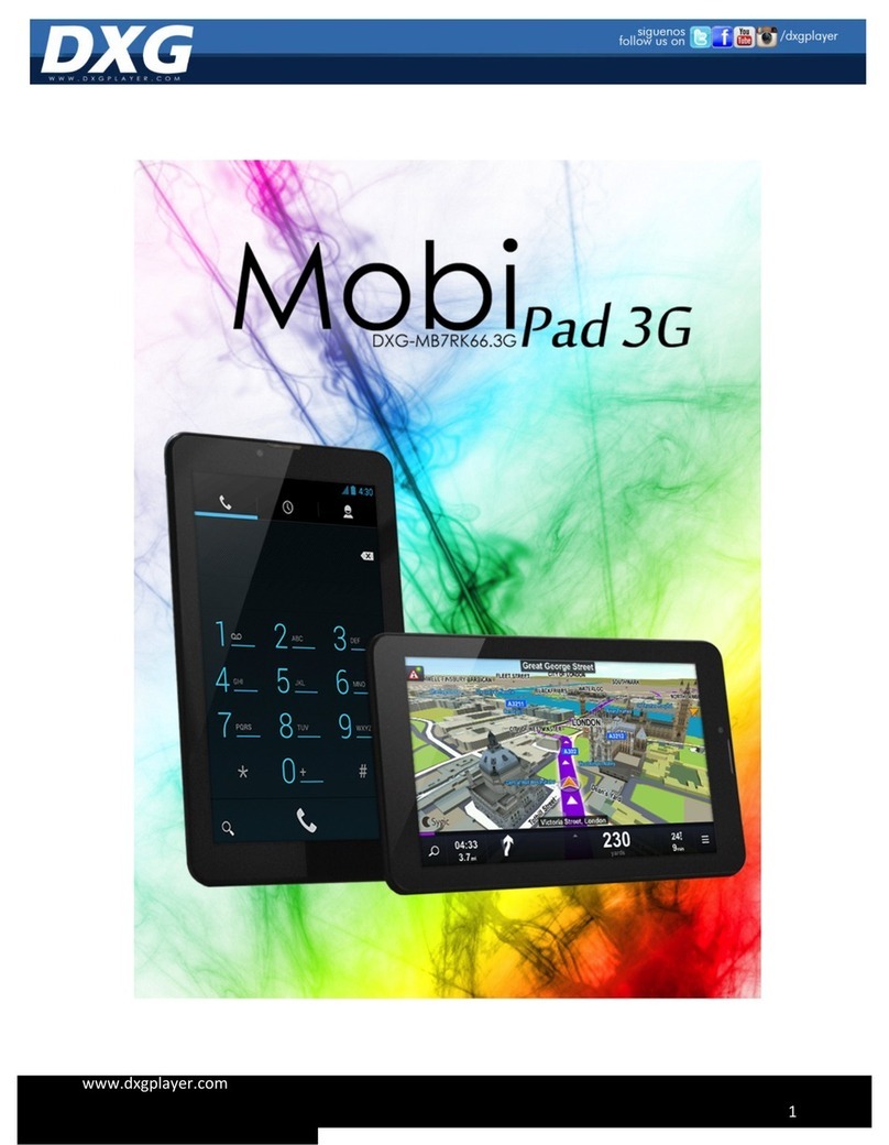 DXG Mobi Pad 3G DXG-MB7RK66.3G manual