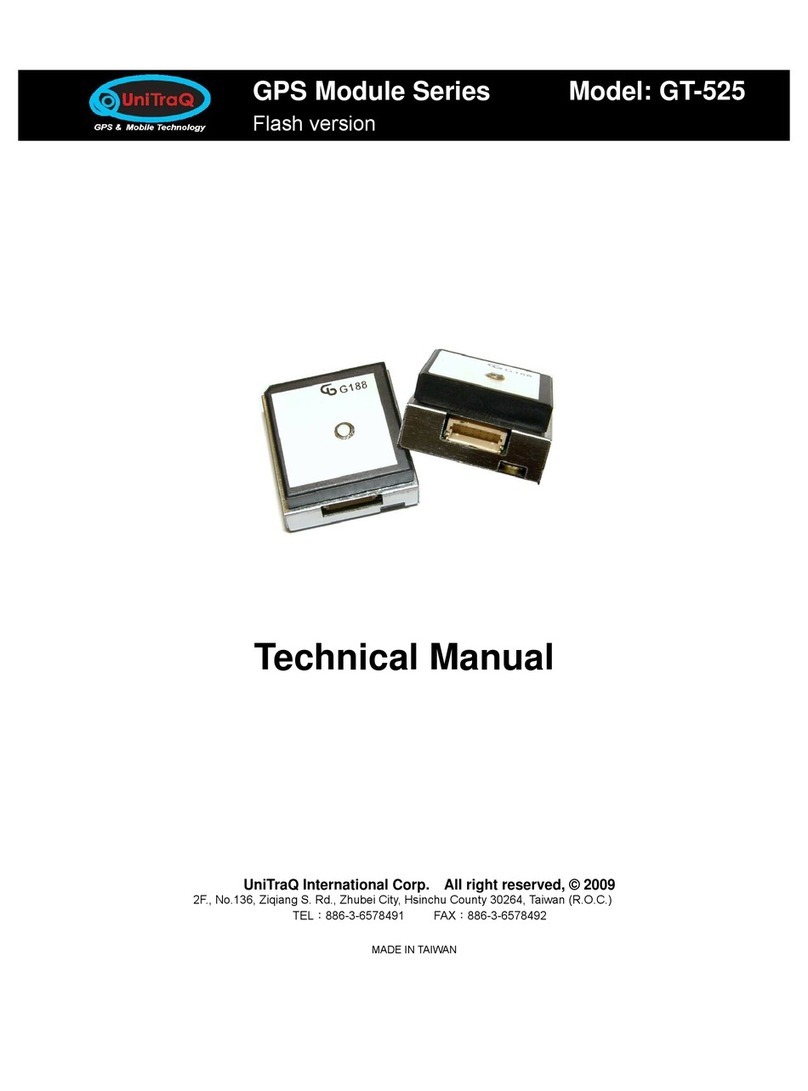 UniTraQ GT-525 User manual