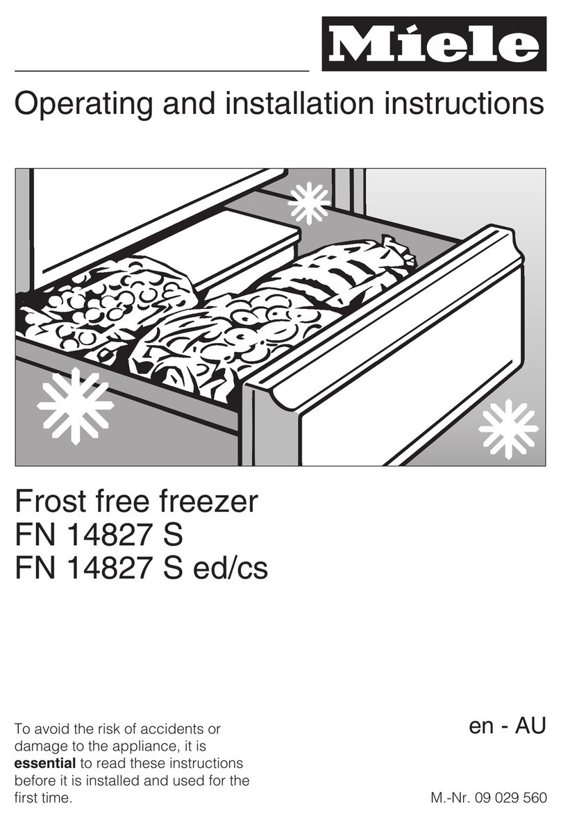 Miele FN 14827 S Operating and installation instructions Miele FN 14827 S Operating and installation instructions