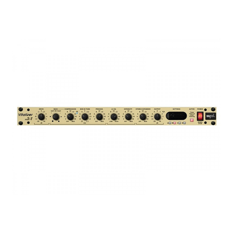 SPL Vitalizer stereo MK2-T User manual