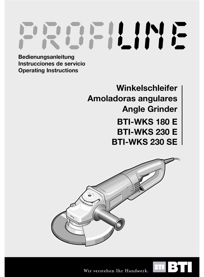 BTI BTI-WKS 180 E operating instructions
