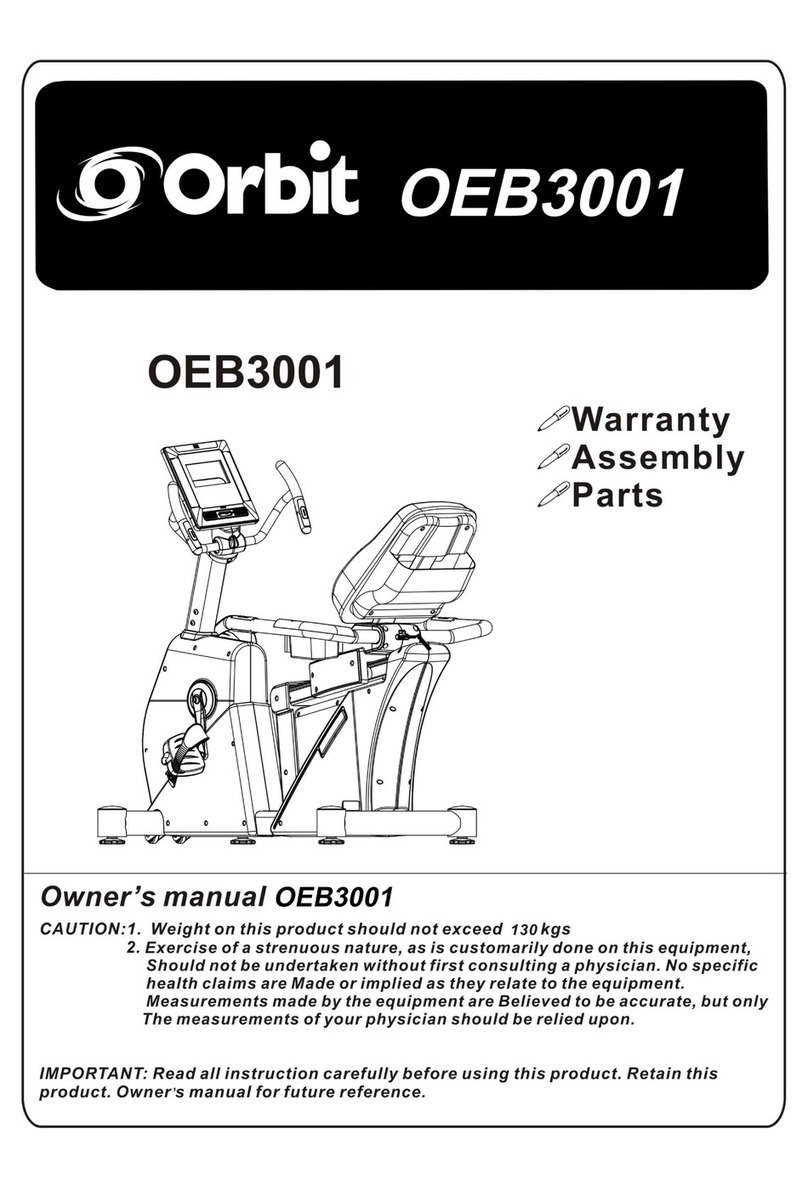 Orbit OEB3001 User manual Orbit OEB3001 User manual