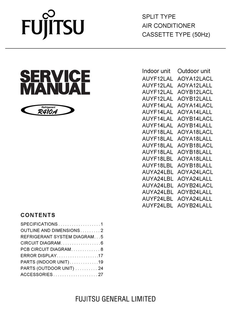 Fujitsu AUYF12LAL User manual