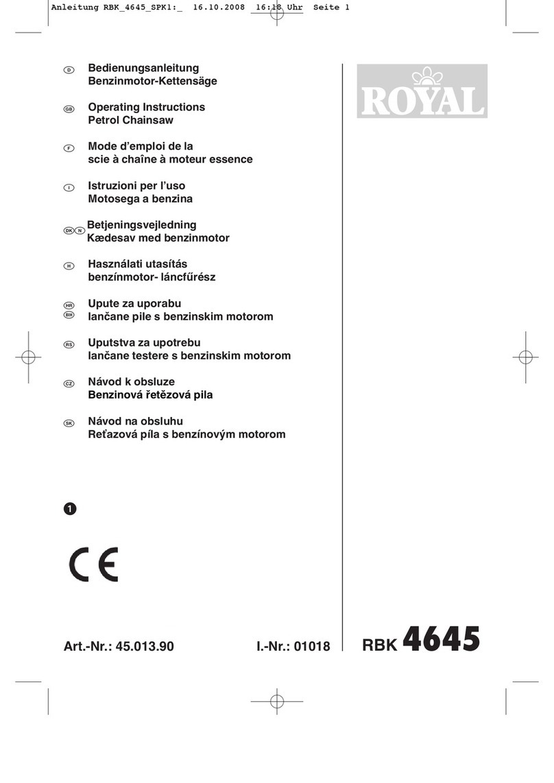 Royal RBK 4645 User manual