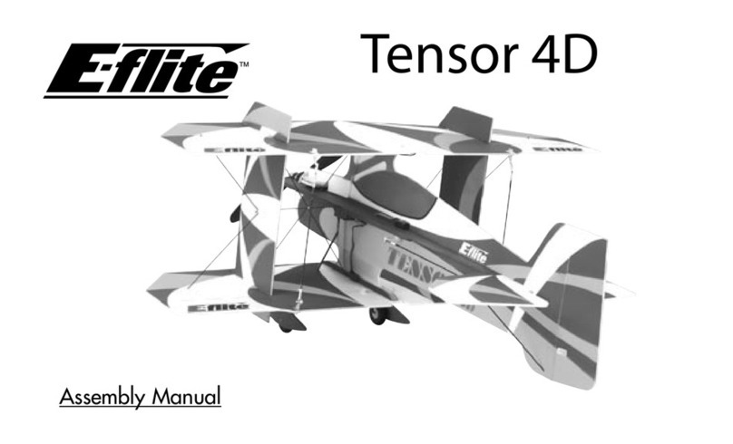 E-FLITE Tensor 4D Assembly manual