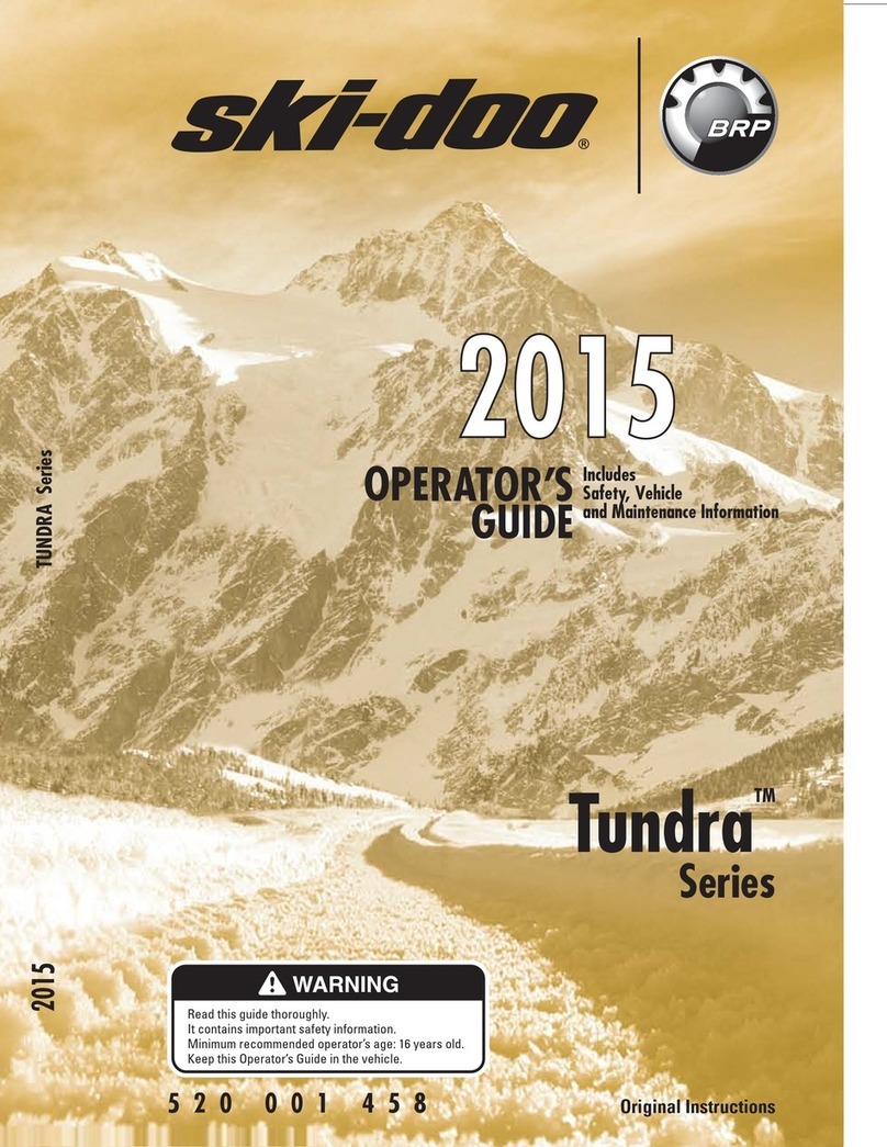 BRP Ski-doo Tundra Series Operator's guide