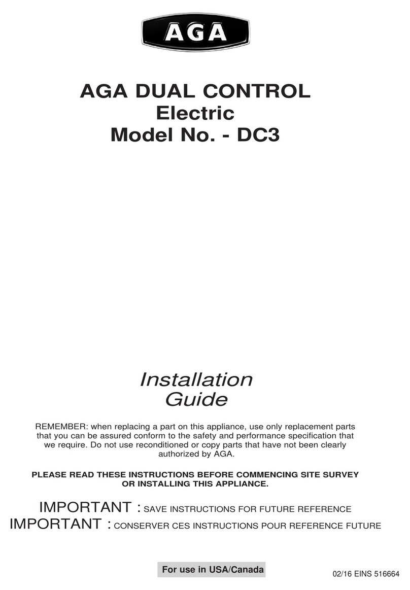 AGA DC3 User manual