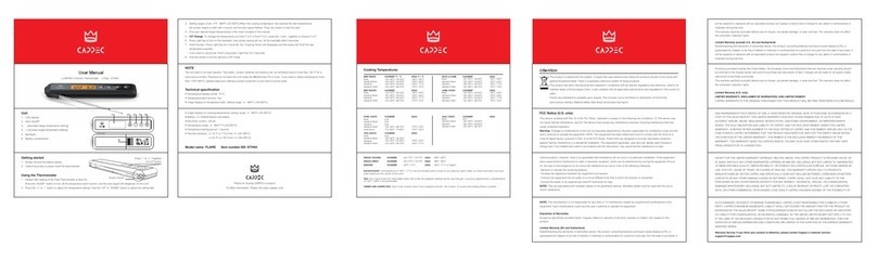 CAPPEC Flare KTH04 User manual