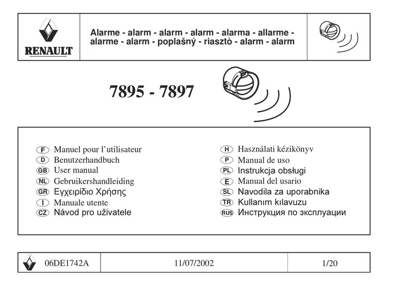 Renault 7895 user manual
