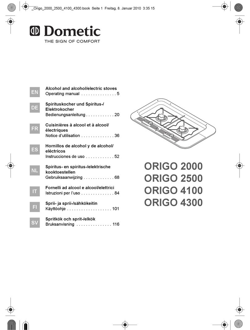 Dometic ORIGO 2000 operating manual