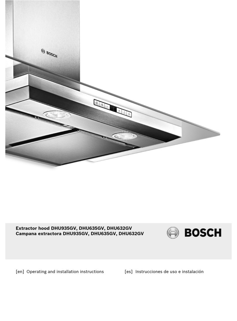 Bosch DHU935GV User manual Bosch DHU935GV User manual