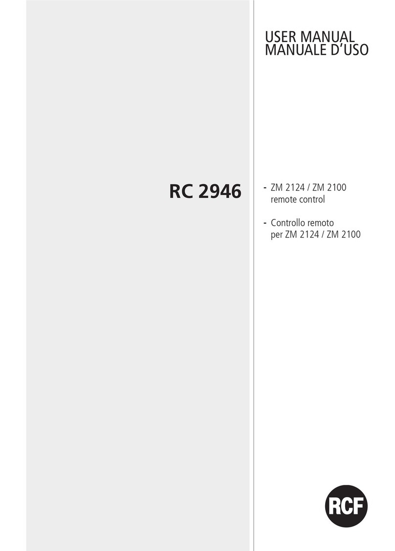 RCF RC 2946 User manual
