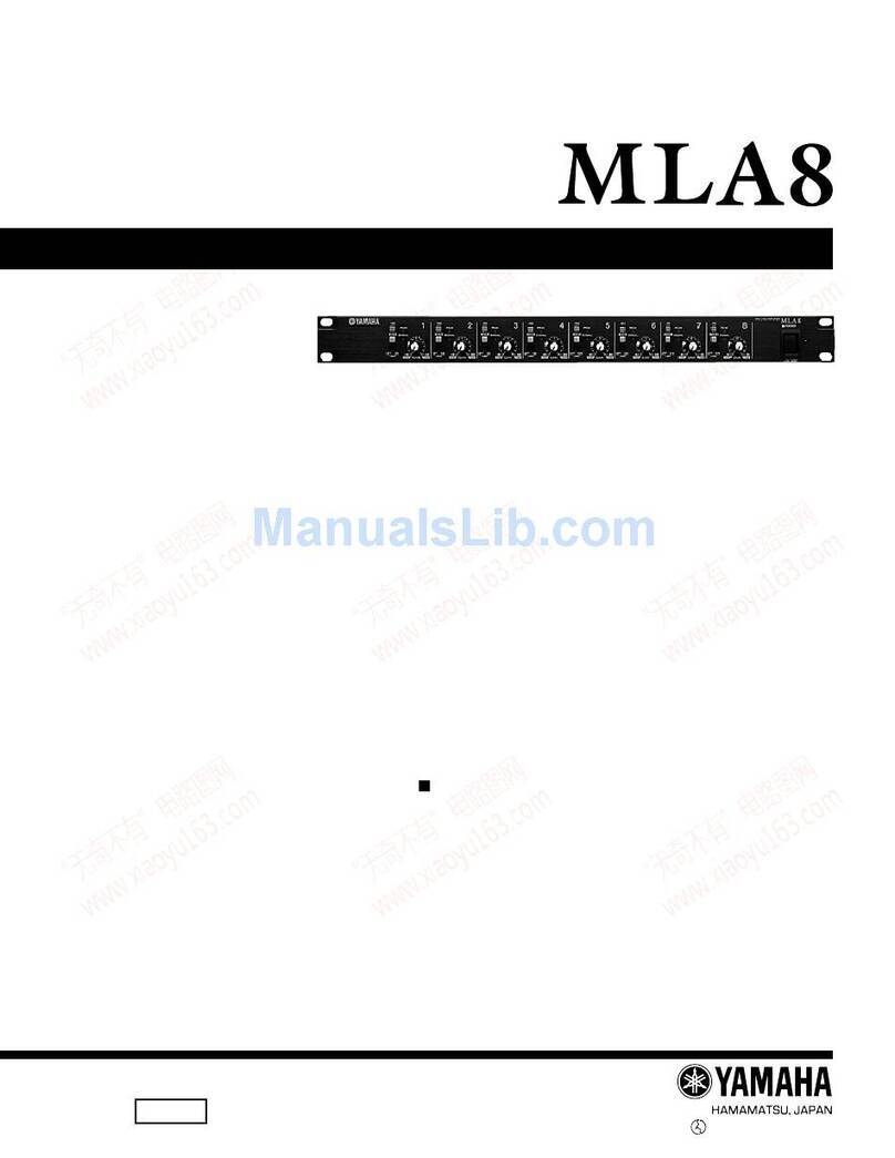 Yamaha MLA8 Building instructions