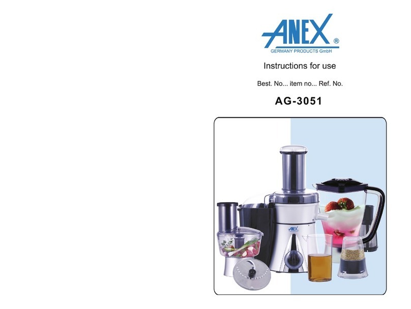 AneX AG-3051 Instructions for use