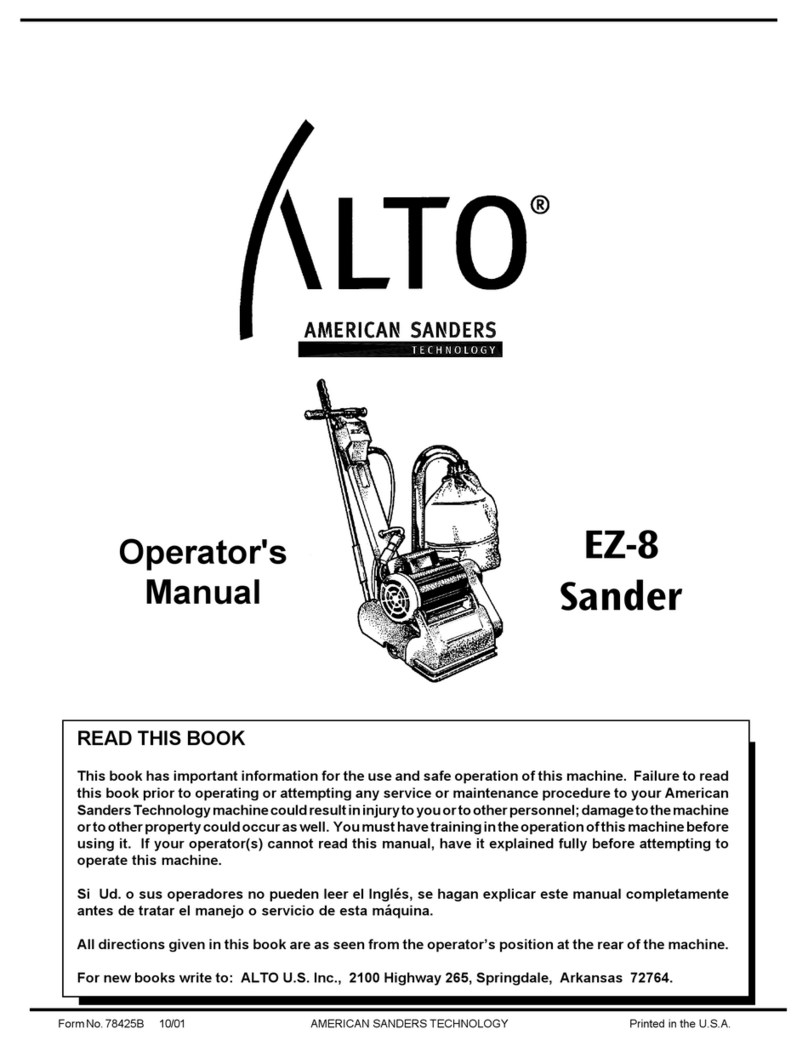 Alto EZ-8 User manual