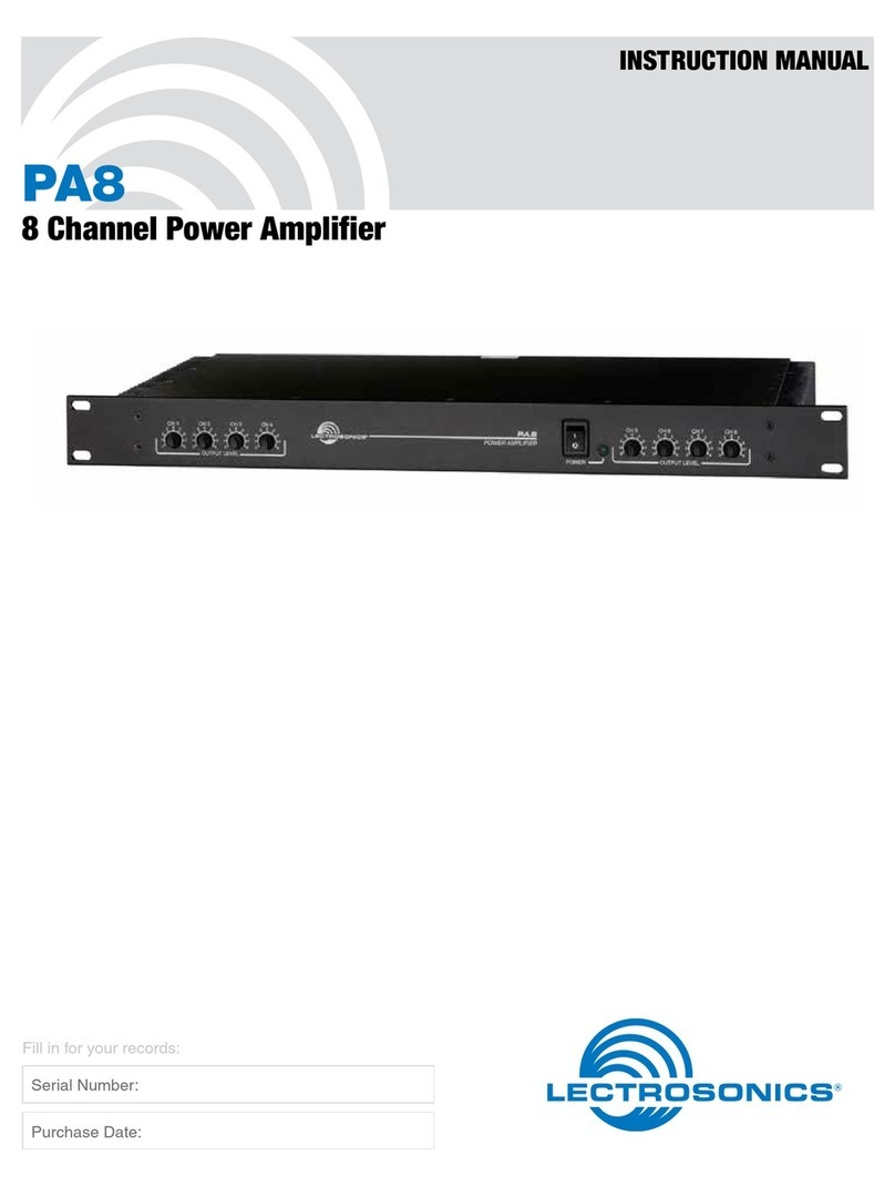 Lectrosonics PA8 User manual