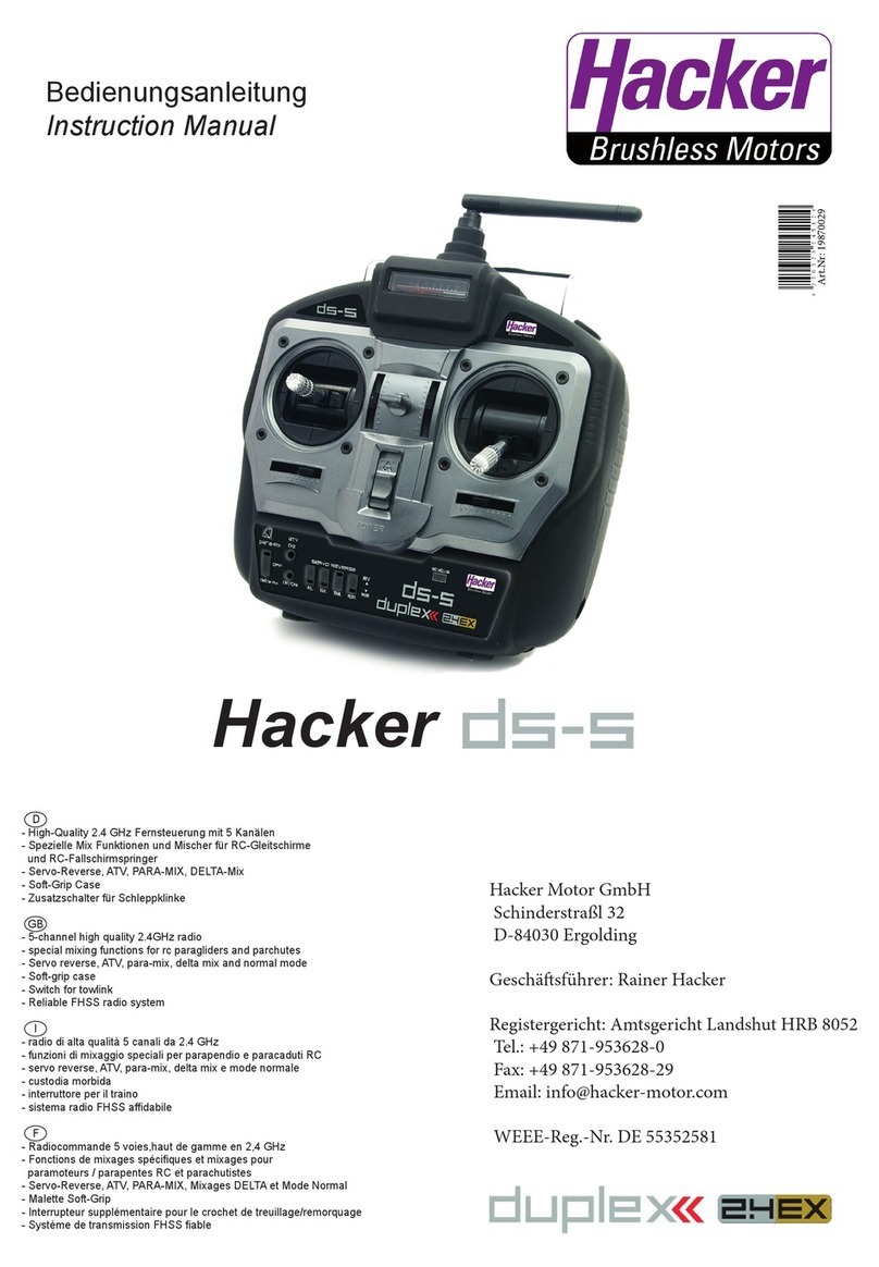 Hacker DS-5 User manual