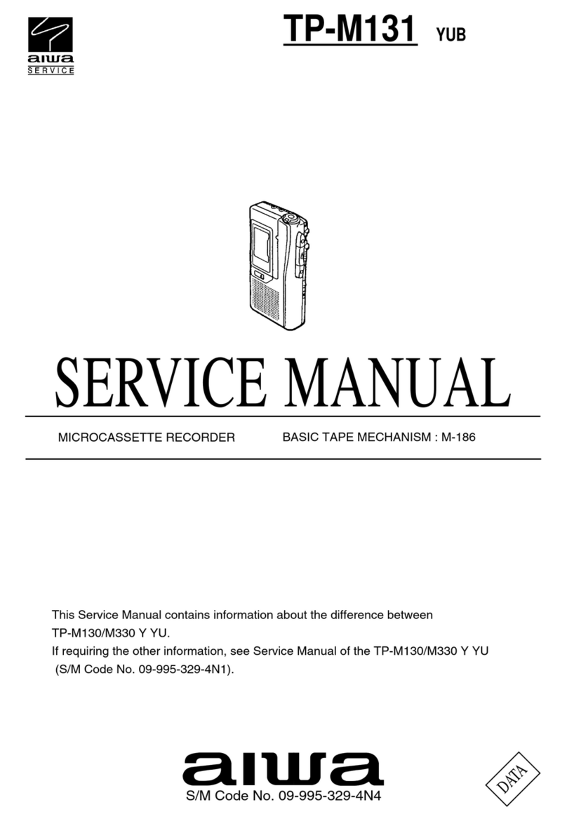 Aiwa TP-M131 User manual
