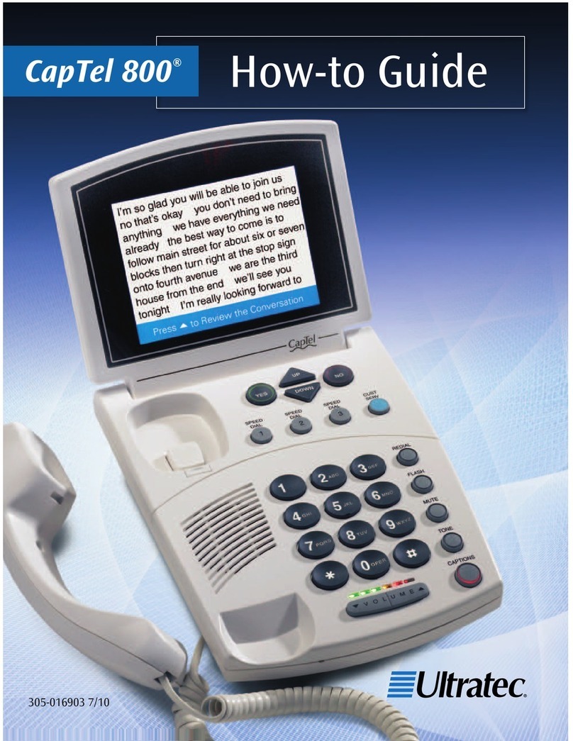 captel 800 How-to guide