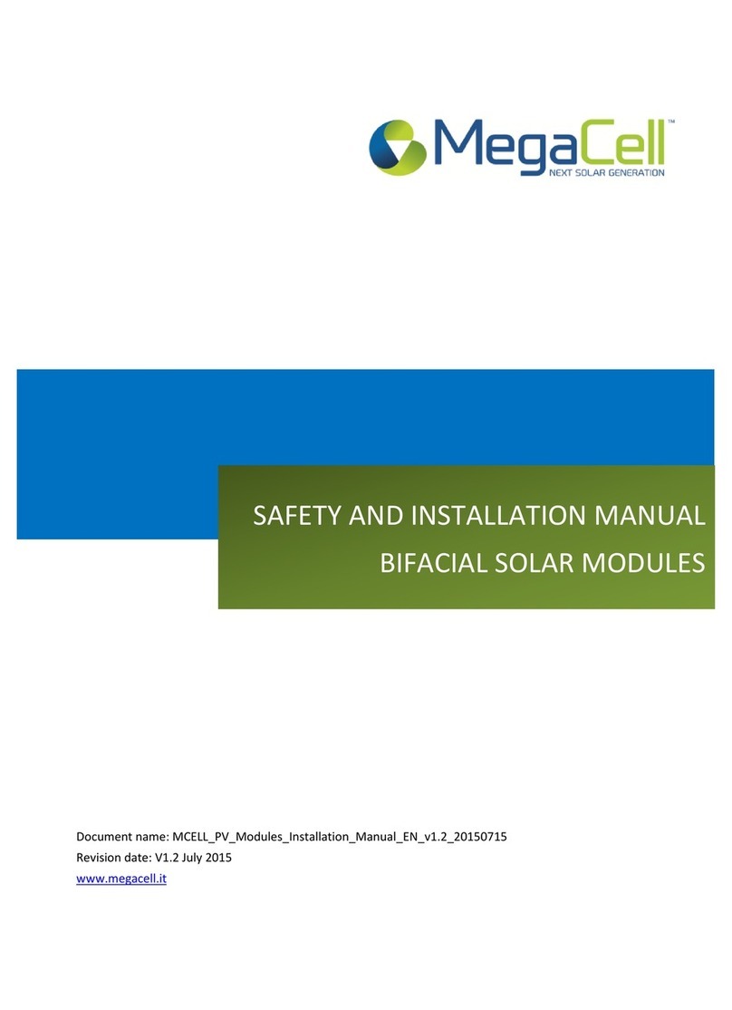MegaCell MBF-GG60 BiSoN Series Safety and installation manual