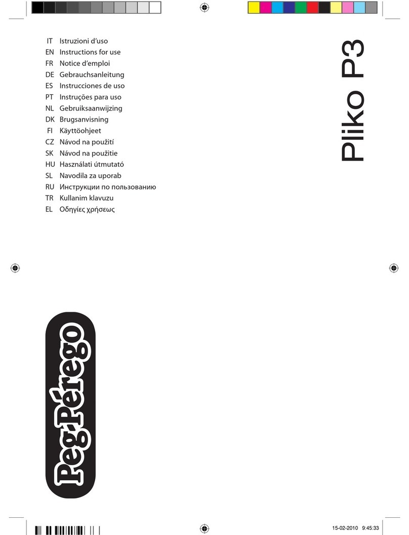 Peg-Perego Pliko P3 Instructions for use