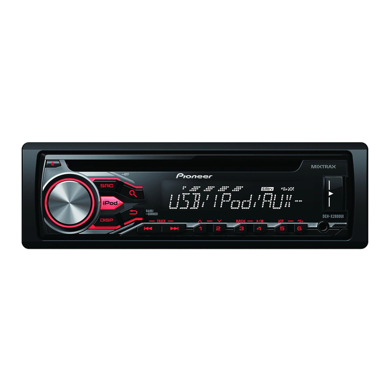 Pioneer DEH-X3800UI User manual