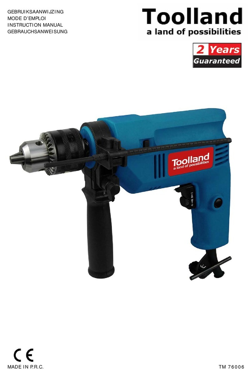 Toolland TM 76006 instruction manual