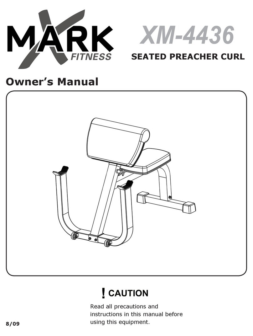 Mark Fitness XM-4436 owner's manual