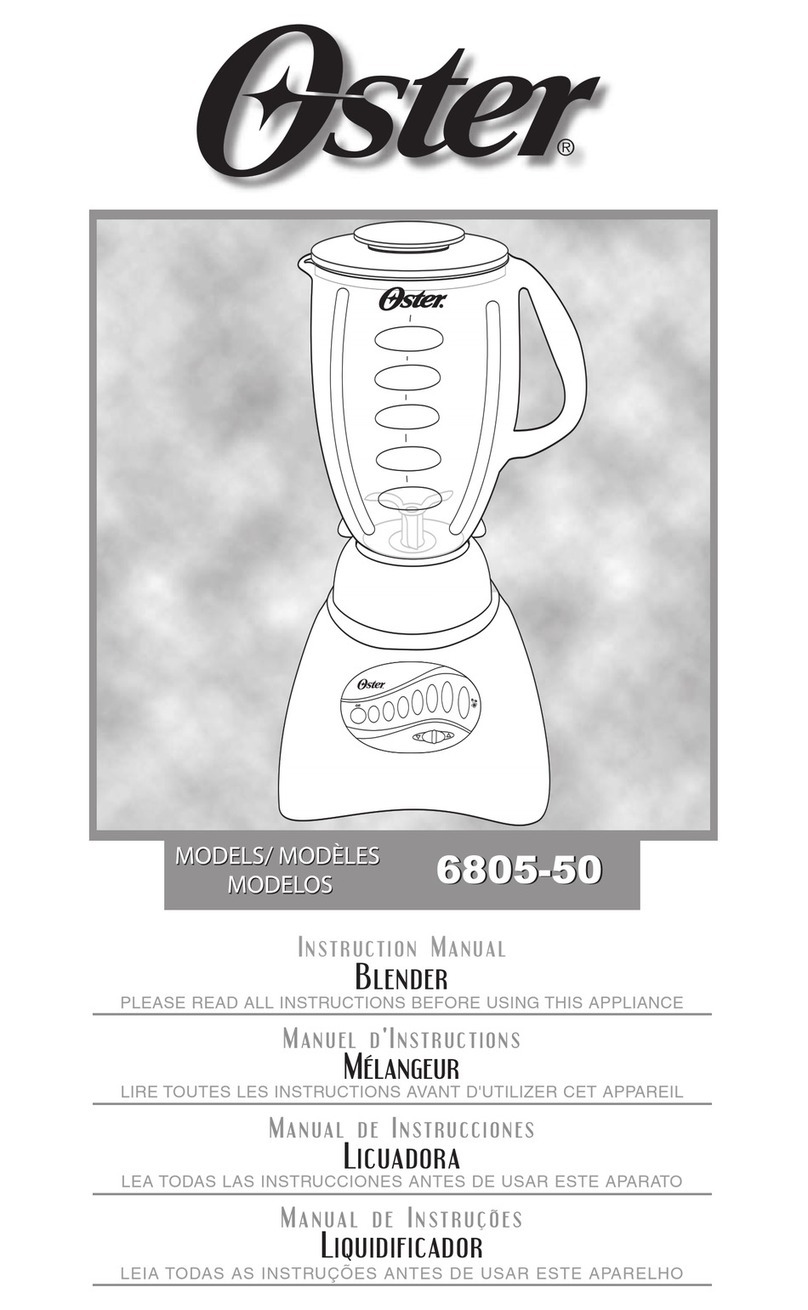 Oster 6805-50 User manual