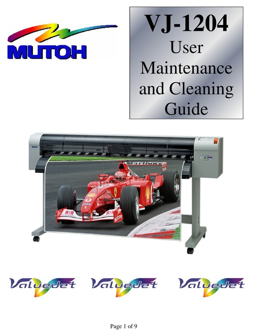 MUTOH ValueJet VJ-1204 Operating instructions