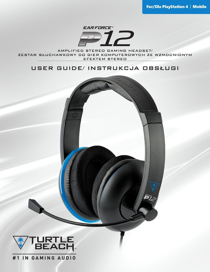 Turtle Beach Ear Force P12 User manual