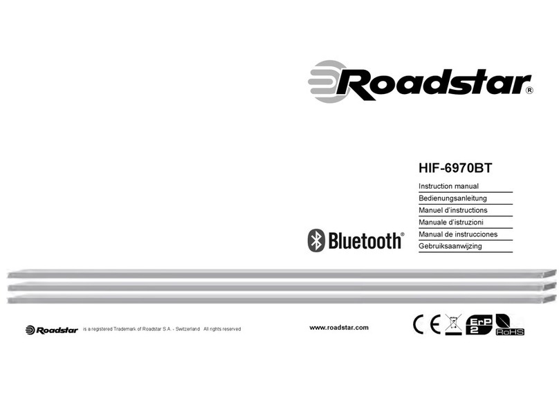 Roadstar HIF-6970BT instruction manual